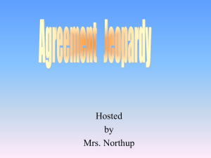 Click here to the Agreement Jeopardy template