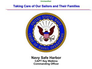 Navy Safe Harbor Brief