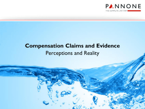 Compensation Claims and Evidence