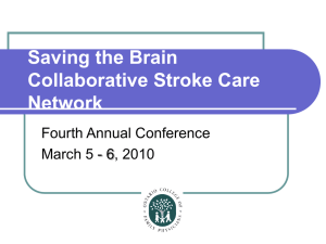 A Collaborative Stroke Care Network