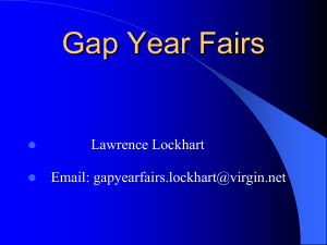 Gap Year Fairs