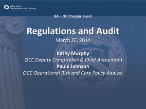 March 2014- Regulations and Audit