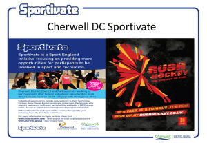 Cherwell Sportivate - Oxfordshire Sports Partnership
