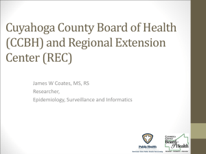 Cuyahoga County Board of Health and Regional Extension Center