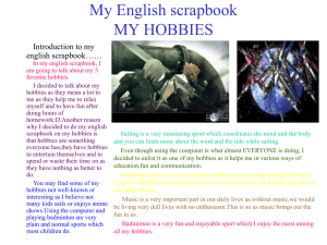 My english scrapbook :D I have decided to work