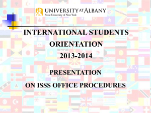 ISSS Procedures 2013..