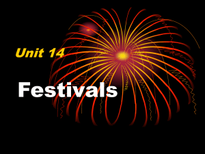 unit14 festivals