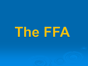 FFA Program (powerpoint)