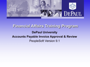 Accounts Payable - Financial Affairs
