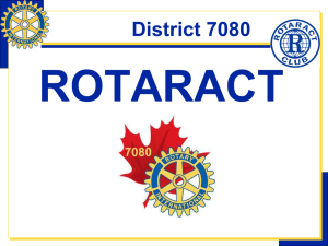 Rotaract District 7080