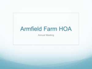 Armfield Farm HOA - Armfieldfarm.org