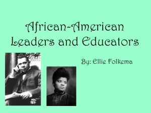 African American Leaders by Ellie