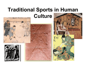 Traditional Sports in Human Culture