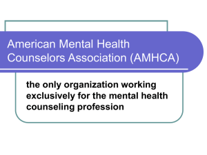 AMHCA - South Carolina Association of Licensed Professional