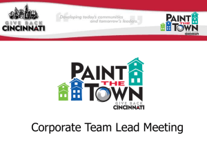 Paint the Town improves neighborhoods and builds community