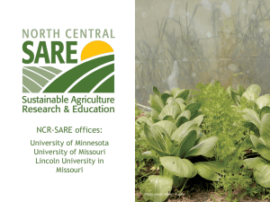 - North Central Sustainable Agriculture Research and