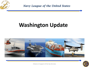 Washington Update - Navy League Convention
