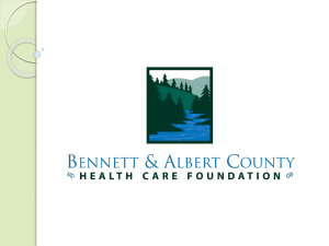 here - The Bennett and Albert County Health Care Foundation