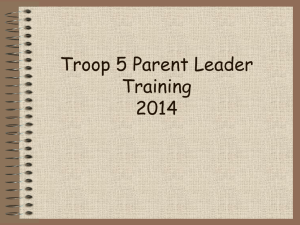 the Powerpoint - Troop 5 Waukesha, Boy Scouts of America