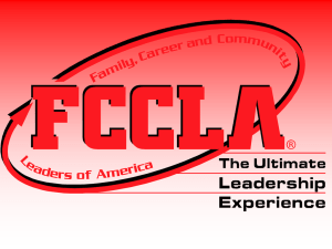 FCCLA PowerPoint - Monroe County Schools