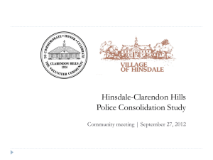 Clarendon Hills-Hinsdale Police Consolidation Study - E
