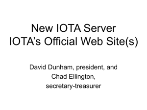 New IOTA Server? - Asteroid Occultation Updates