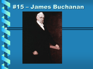 #15 – James Buchanan