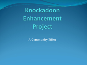 Knockadoon Enhancement Project Presentation