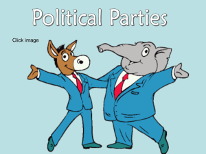 Chapter 5 Political Parties 2007 text 2013