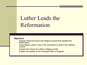 Reformation powerpoint