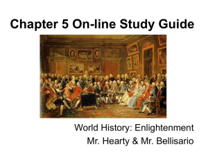 World History Chapter 5 On-line Study Guide