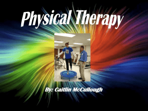 Physical Therapy Career Powerpoint