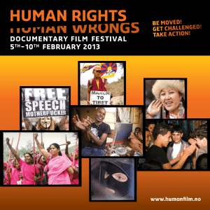 2013 (pdf) - Human Rights Human Wrongs Film Festival