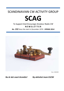 SCAG News Letter 152