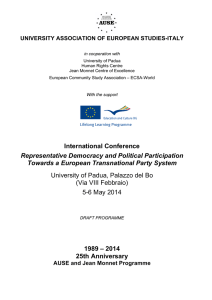 International Conference Representative Democracy and