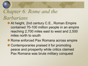 Ch. 6 Powerpoint Rome