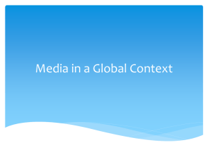 Media in a Global Context - Portland State University