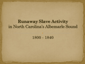 Runaway Slave PowerPoint