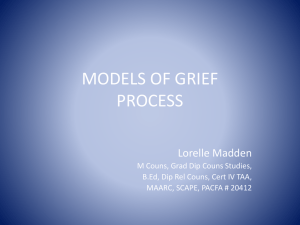3-D MODEL OF GRIEF PROCESS