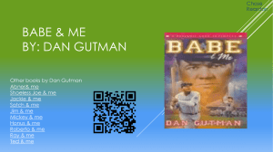 Babe & Me by: Dan Gutman