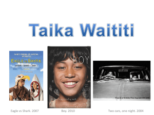 Taika Waititi - kapiticollege