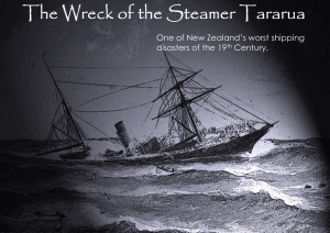 The Wreck of the SS Tararua