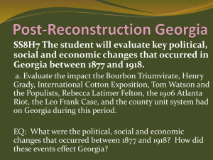 The End Of Reconstruction