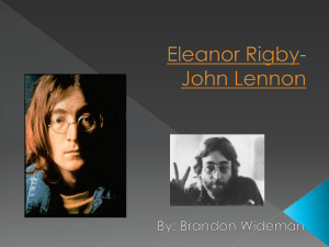 Eleanor Rigby- John Lennon