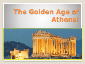 The Golden Age of Athens!