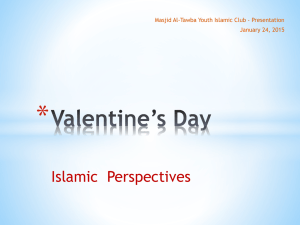 Valentines Day - Masjid Altawba