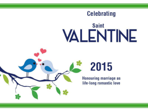 St Valentine`s Day Powerpoint Slides 2015