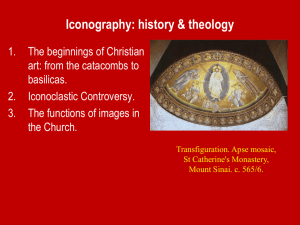 Icons and Iconoclasm - University of St. Thomas