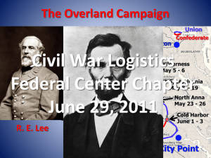 Civil War Logistics