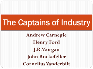 The Captains of Industry - pams